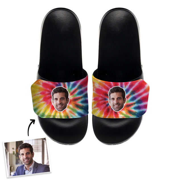 Picture of Personalized Photo Slippers -  Custom Face Slippers