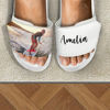 Picture of Personalized Slippers With Photo -  Custom Slippers With Photo And Name - Gift for Birthday, Christmas And Valentine's Day