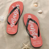 Picture of Custom Flip Flops With Name - Personalized Flops With Fun - Custom Slippers