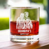 Picture of Custom 3D Laser Whiskey Glass Cup - Etched Photo Rocks Glass - PBest Gift For Father's Day, Holiday, Christmas and birthday