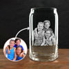 Picture of Custom Can Glass Cup - Personalized Glass Cup With Photo - Best Gift For Father's Day, Anniversary and Birthday