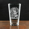 Picture of Custom Pint Glass Cup - Personalized Glass with Photo - Best Gift for Father's Day, Anniversary or Pet Person