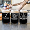 Picture of Custom Beer Can Logo Glass Cup - Personalized Glass Cup with Your Logo