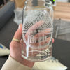 Picture of Custom Beer Can Logo Glass Cup - Personalized Glass Cup with Your Logo