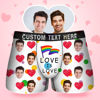 Picture of Custom Men's Boxer, Custom Face Men's Boxer, Boy'S Love Gift For Him, Love Is Love Style Underwear