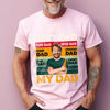 Picture of Custom Funny T-Shirt - Personalized T-Shirt with Face - Funny Gift for Father's Day