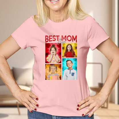 Picture of Personalized T-Shirt with Photo - Custom Photo T-Shirt - Best Mother's day Gift