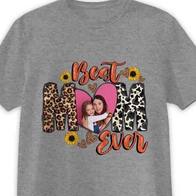 Picture of Personalized T-Shirt with Photo - Custom Sweet Mother's Day T-Shirt - Funny Gift for Mom