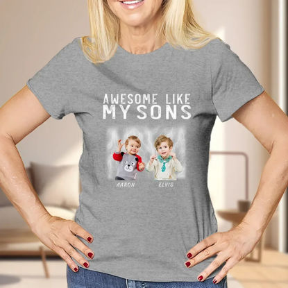 Picture of Personalized T-Shirt with Photo - Custom Funny T-Shirt - Gift for Parents
