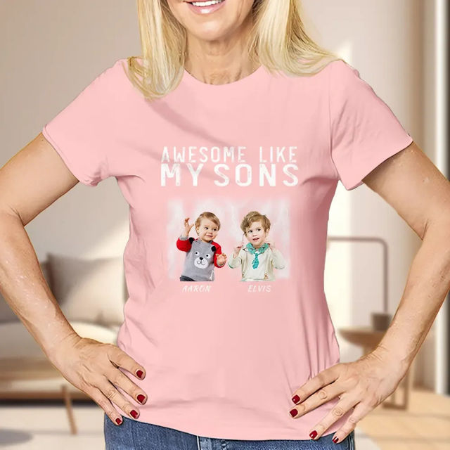 Picture of Personalized T-Shirt with Photo - Custom Funny T-Shirt - Gift for Parents