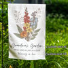 Picture of Personalized Grandma Garden Flag - Custom birth flower Flag - Custom Garden Flag