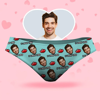 Picture of Custom Face Women's Panties, I Love You Style Underwear, Birthday Gifts for Wife and Girlfriend