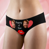 Picture of Custom Face Women's Panties, Custom Text Underwear, Birthday Gifts for Wife and Girlfriend