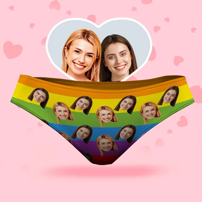 Picture of Custom Face Women's Panties, Girl'S Love Gift For Her Style Underwear, Birthday Gifts for Wife and Girlfriend