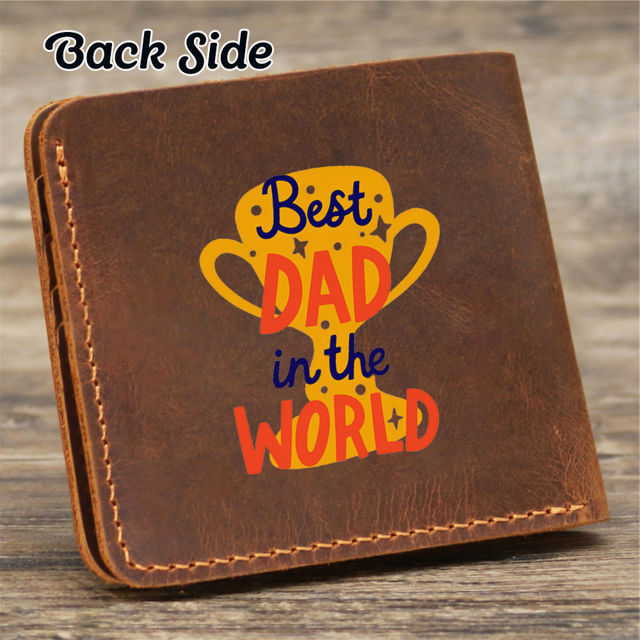 Picture of Custom Photo Wallet - Personalized Wallet for Loved One - Father's Day Gift - Christmas Gift, Birthday Gift