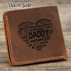 Picture of Custom Photo Wallet - Personalized Wallet for Loved One - Father's Day Gift - Christmas Gift, Birthday Gift