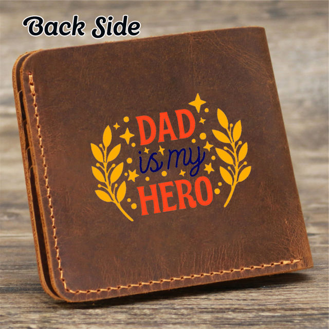 Picture of Custom Photo Wallet - Personalized Wallet for Loved One - Father's Day Gift - Christmas Gift, Birthday Gift