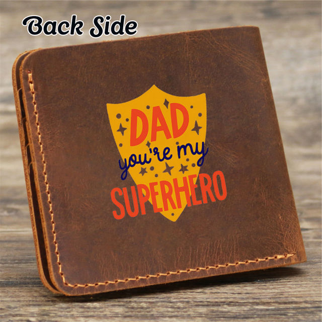 Picture of Custom Photo Wallet - Personalized Wallet for Loved One - Father's Day Gift - Christmas Gift, Birthday Gift