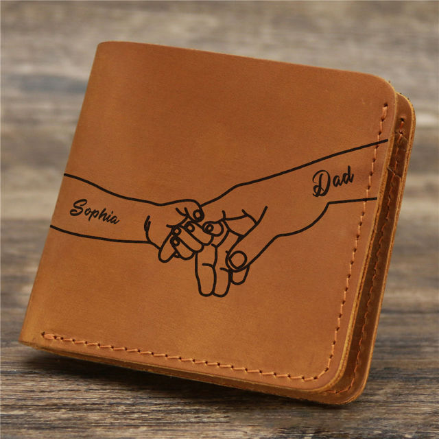 Picture of Custom Wallet for Men - Personalized Wallet for Loved One - Father's Day Gift