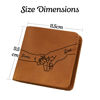 Picture of Custom Wallet for Men - Personalized Wallet for Loved One - Father's Day Gift