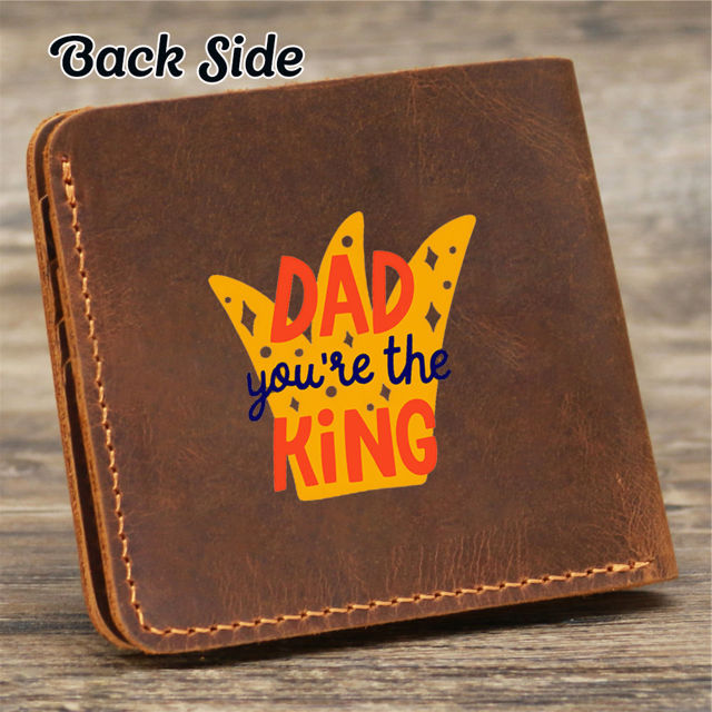 Picture of Custom Wallet for Men - Personalized Wallet for Loved One - Father's Day Gift