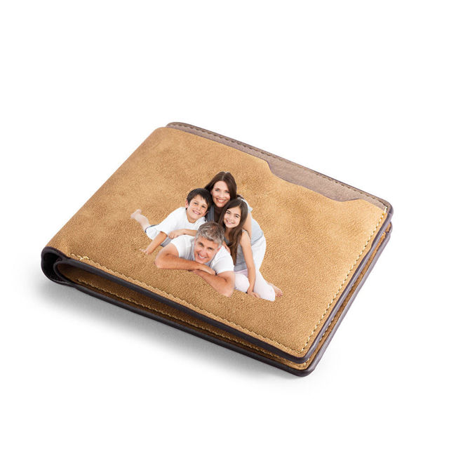 Picture of Custom Photo Wallet - Personalized Wallet for Loved One - Christmas Gift - Gift for Parents