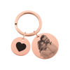 Picture of Custom Photo Keychain - Personalized stainless steel Keychain -  Gift for Your Loved Ones