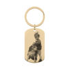 Picture of Custom Photo Keychain - Personalized Military Tag Keychain -  Birthday Gift