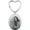 Picture of Custom Photo Keychain - Personalized stainless steel Keychain with Oval -  Gift for Your Loved Ones