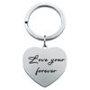 Picture of Custom Keychain - Personalized Text Stainless Steel Keychain -  Gift for Your Loved Ones