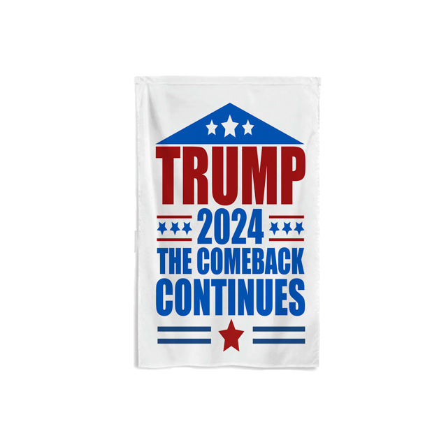 Picture of Custom Garden Flag with Trump - Personalized Flag - Custom Garden Flag