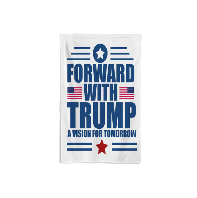 Picture of Custom Garden Flag with Trump - Personalized Flag - Custom Garden Flag