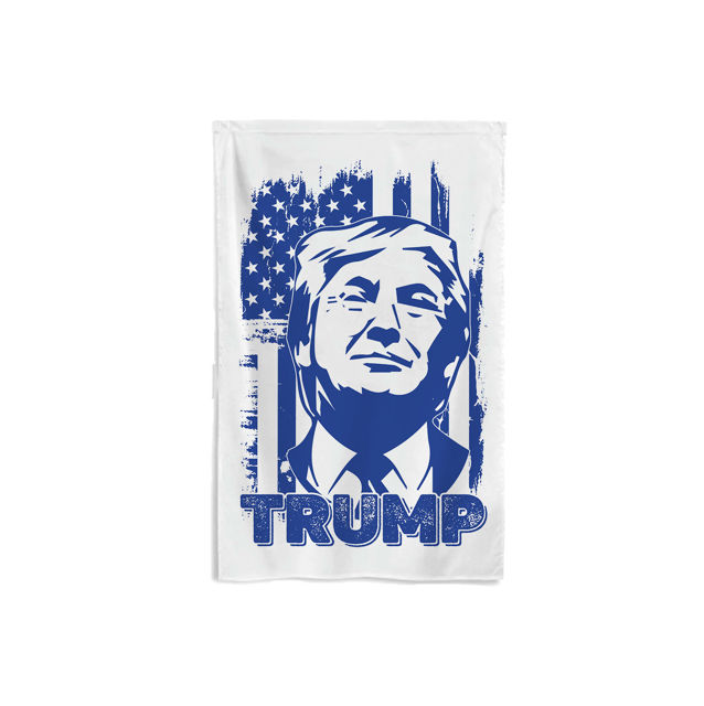 Picture of Custom Garden Flag with Trump - Personalized Flag - Custom Garden Flag