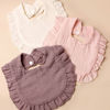 Picture of Custom Embroidered Bibs - Custom Ruffled Bibs - Personalized Baby Cotton Bibs