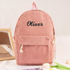 Picture of Personalized Canvas Backpack - Custom Embroidered Backpack - High School Backpack Backpack Preppy Style