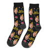 Picture of Custom Happy Birthday Face Socks -  Personalized Face Socks - Birthday Socks - Funny Socks