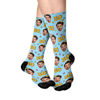 Picture of Custom Birthday Socks, Personalized  Faces Socks, Birthday Gift For Men and Women