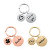 Picture of Custom Keychain with Text - Personalized Stainless Steel Keychain - Gift for Your Loved Ones