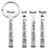 Picture of Custom Bar Keychain - Personalized Keychain with Multiple Texts - Gift for Father's Day