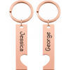 Picture of Custom Couple Keychain - Personalized Keychain with Names - Gift for Birthday or Valentine's day