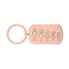 Picture of Custom Family Keychain - Personalized Keychain with Cute Family Figures - Gift for Father's Day and Mother's Day