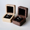 Picture of Custom Wooden Wedding Ring Box - Personalized Ring Box for Wedding or Proposal