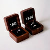 Picture of Custom Wooden Wedding Ring Box - Personalized Ring Box for Wedding or Proposal