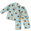 Picture of Custom long sleeve pajamas - Custom cat face pajamas - Custom cat face colorful fish long sleeve pajamas