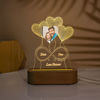 Picture of Custom Photo Night Light Custom Heart Balloon Photo Night Light Personalized It With Couple Names and Anniversary Date