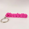 Picture of Custom 3D Name Keyring - Personalized Keychain with 3D Printed Name Pendant - School Bag Name Tag