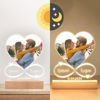 Picture of Personalised Heart Shaped Photo Anniversary Night Light - Custom Photo Night Lamp - Valentine's Day Gift