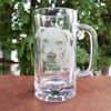 Picture of Custom Engraved Photo Beer Mug - Personalized Glass Cup - Birthday Gift for Dad