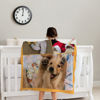 Picture of Custom Photo Blanket - Personalized Family Blanket with 3 Photos - Make Your Own Blankets - Best Gifts for Family