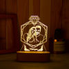 Picture of Custom Sketch Photo Night Light w/ Personalized Photo as Best Anniversary, Valentine's Day or Christmas Gift